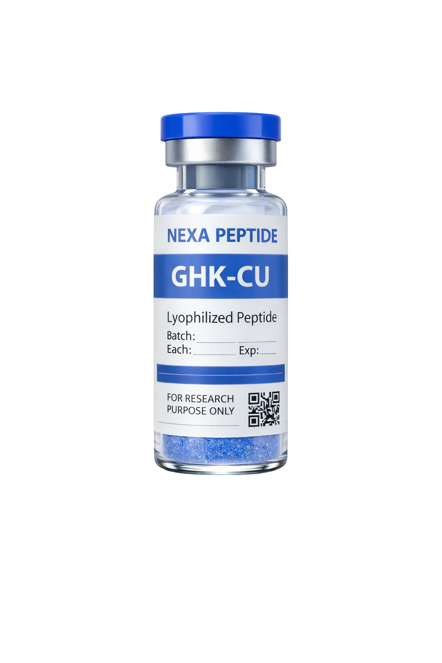 GHK-Cu 50mg-100mg – Grado de pureza para investigación 99.68% | NexaPeptide